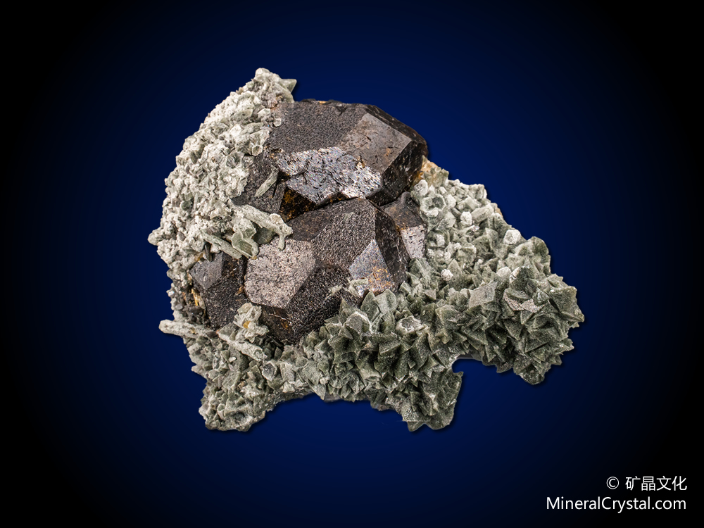 钙铁榴石，方解石